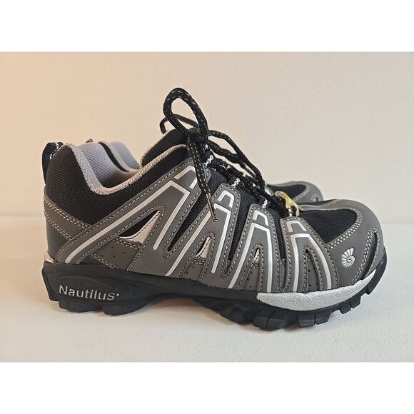 Nautilus Mens Safety Shoes 8.5M Composite‎ Toe Style N1340M Industrial Work Gray - Picture 1 of 13